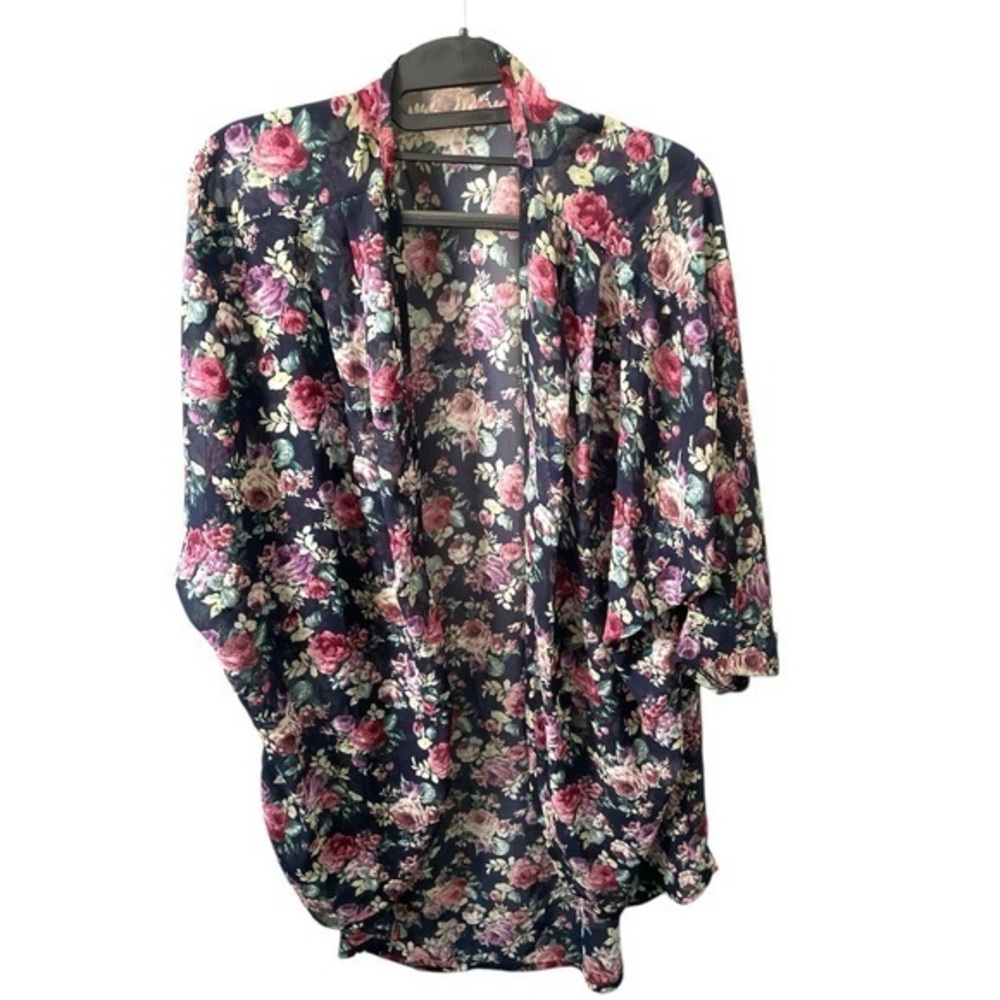 TeenBell Pink and Blue Robe cardigan.